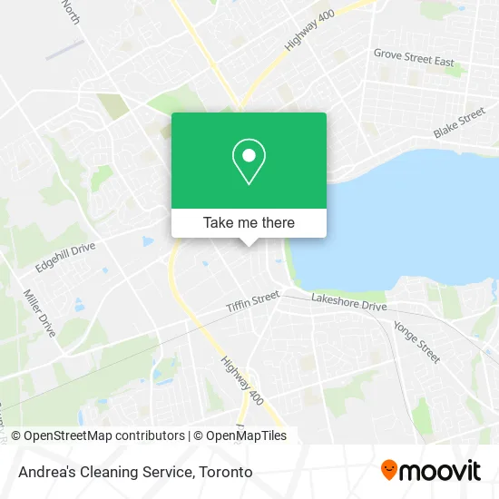 Andrea's Cleaning Service map