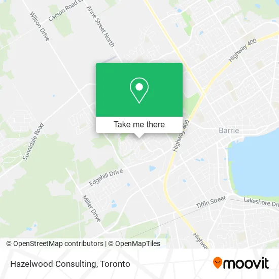 Hazelwood Consulting map