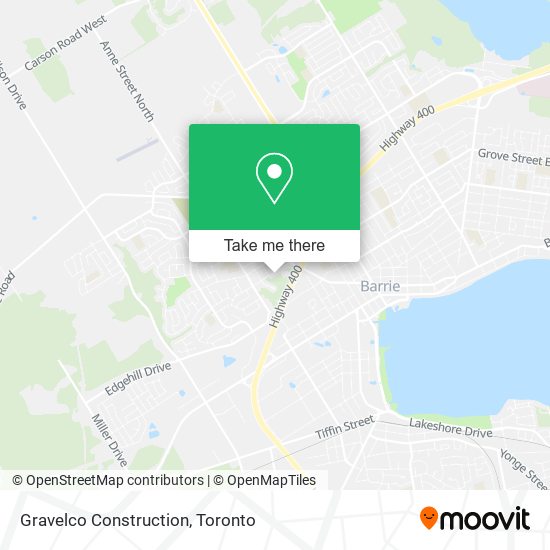 Gravelco Construction map