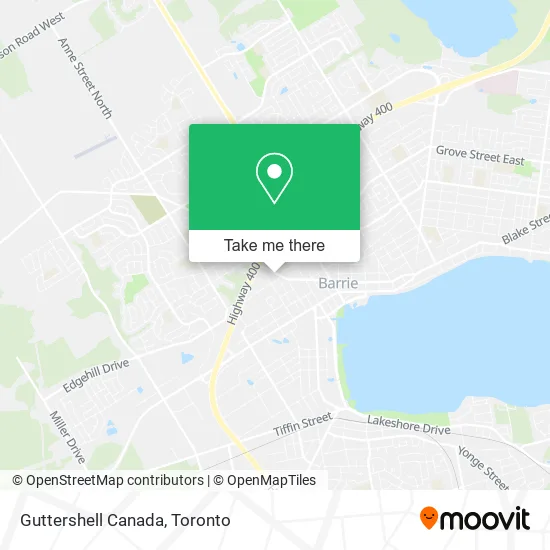 Guttershell Canada map