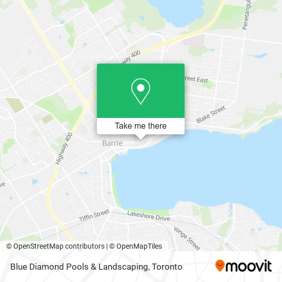 Blue Diamond Pools & Landscaping map