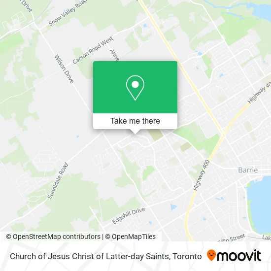 Church of Jesus Christ of Latter-day Saints map