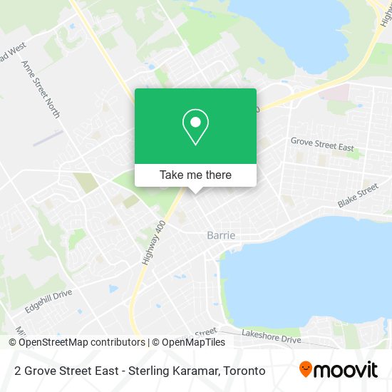2 Grove Street East - Sterling Karamar map