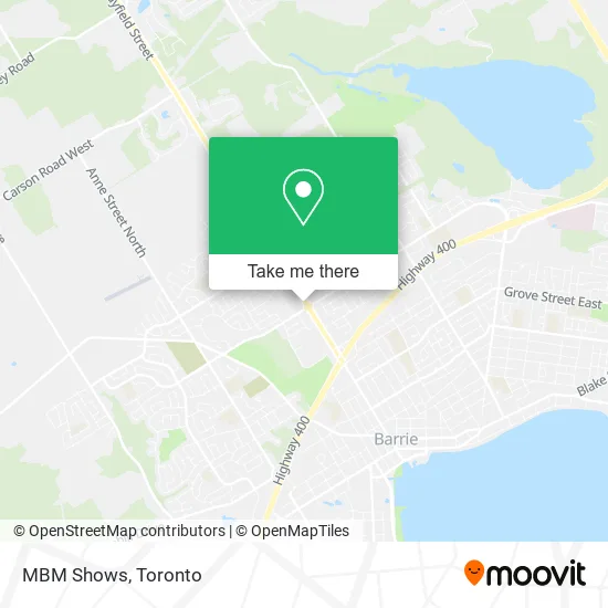MBM Shows map