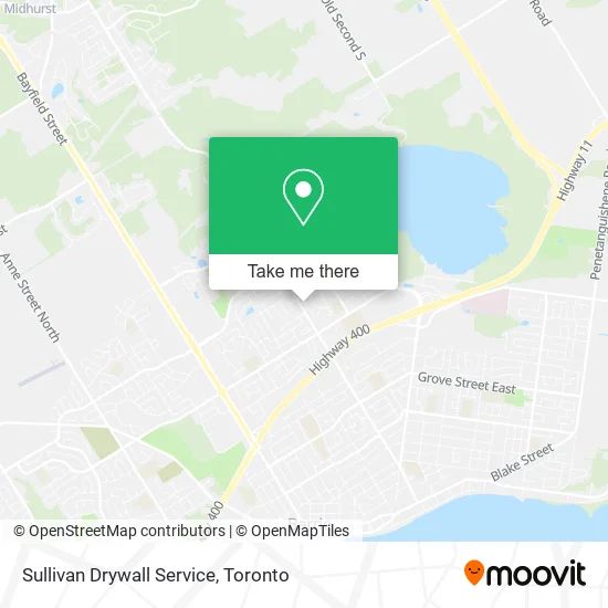 Sullivan Drywall Service map