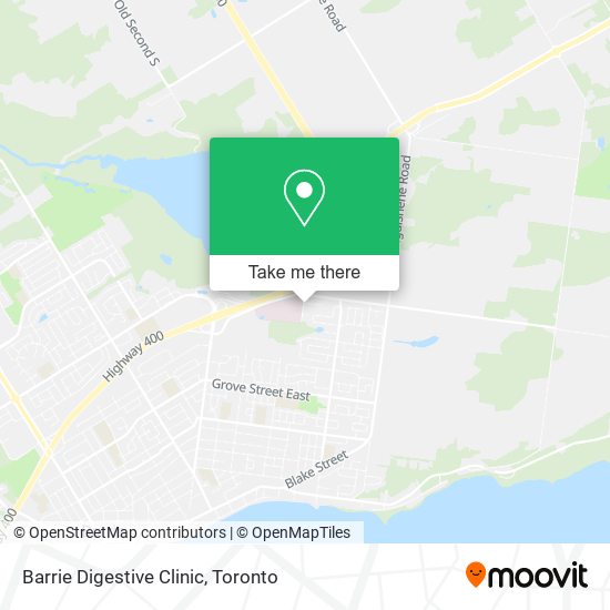 Barrie Digestive Clinic map