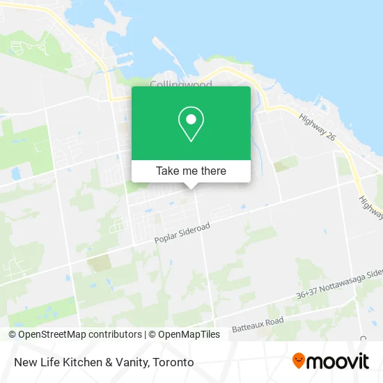 New Life Kitchen & Vanity map