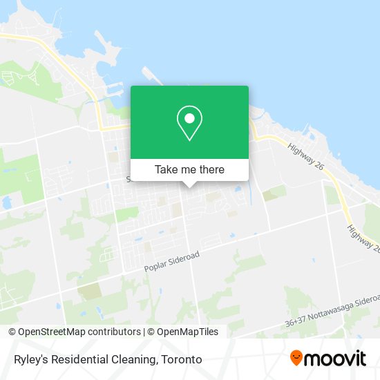 Ryley's Residential Cleaning map