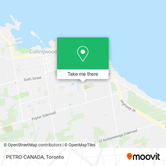 PETRO-CANADA map