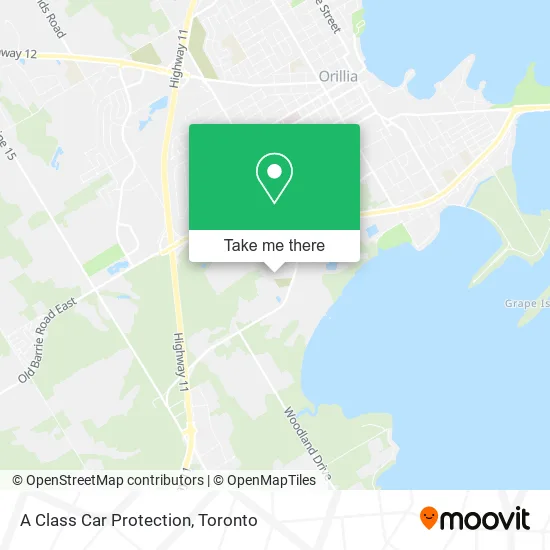 A Class Car Protection map