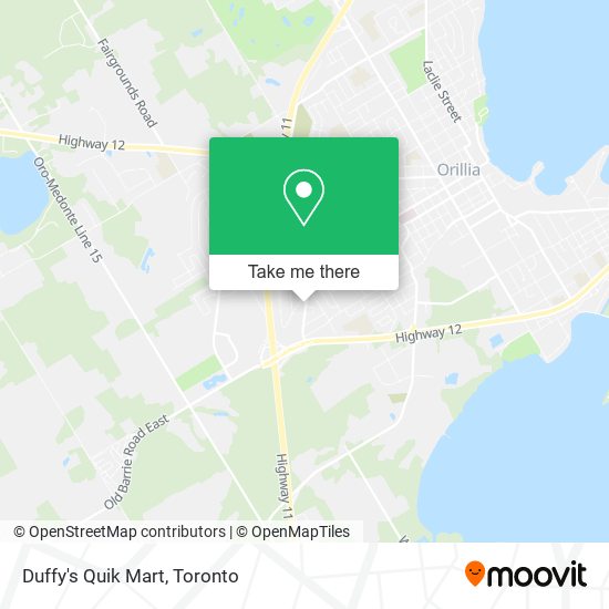 Duffy's Quik Mart map