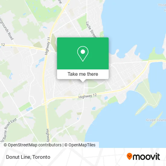 Donut Line map