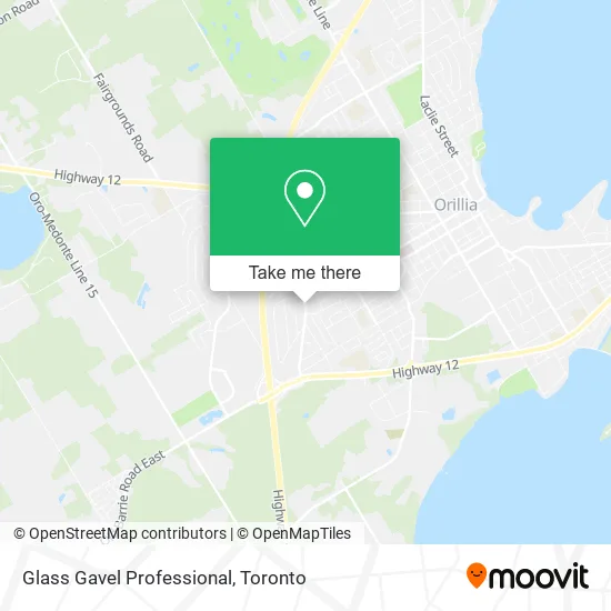 Glass Gavel Professional map