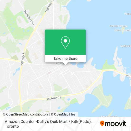 Amazon Counter -Duffy's Quik Mart / Kitk(Pudo) map