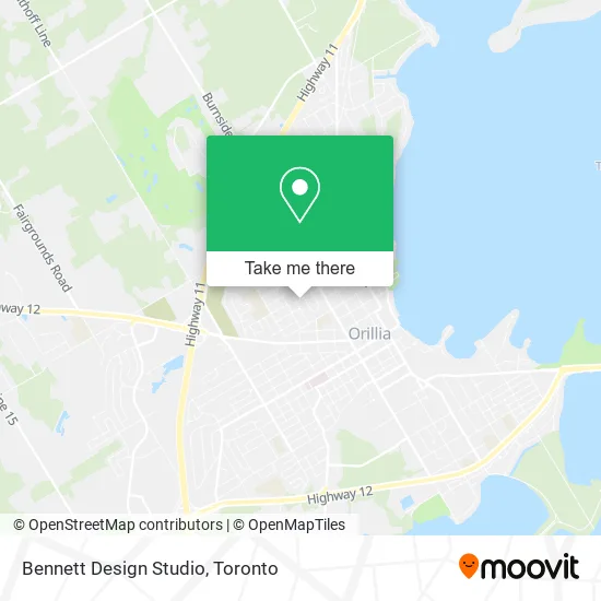 Bennett Design Studio map