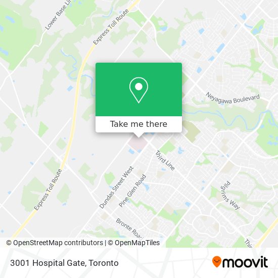 3001 Hospital Gate map