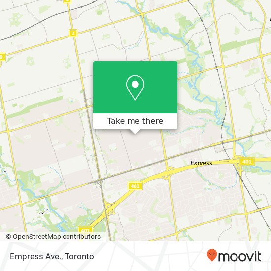 Empress Ave. map