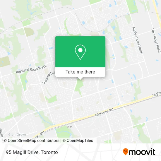 95 Magill Drive map