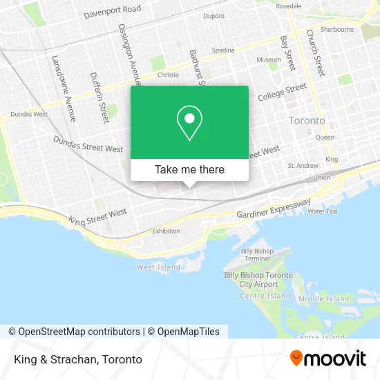 King & Strachan map