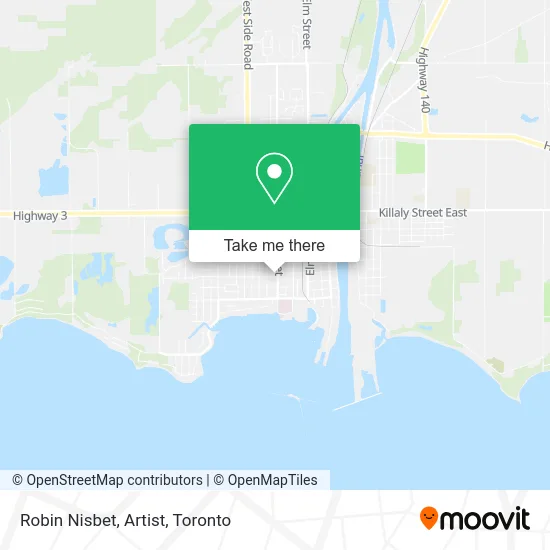 Robin Nisbet, Artist map