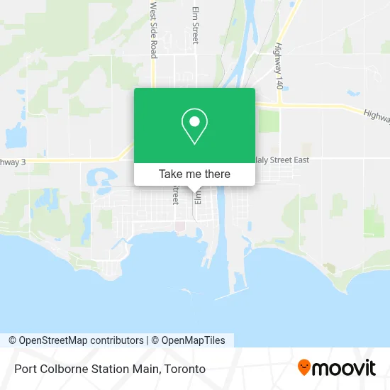 Port Colborne Station Main map