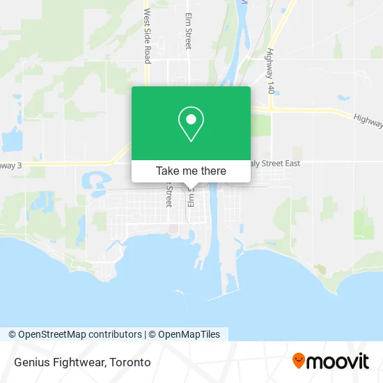 Genius Fightwear map