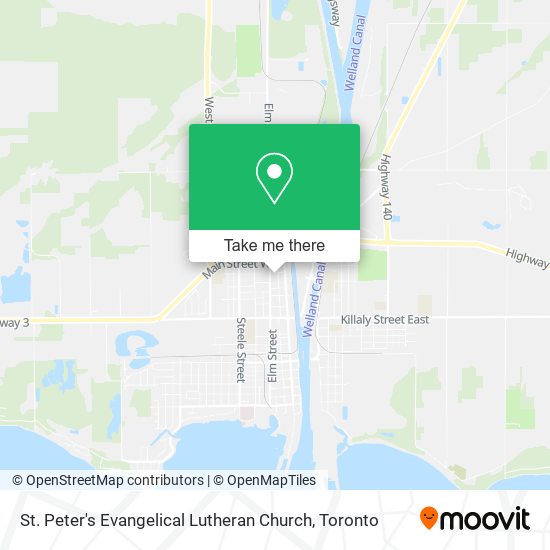 St. Peter's Evangelical Lutheran Church map