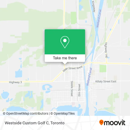 Westside Custom Golf C map