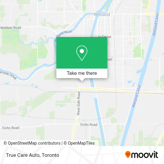 True Care Auto map