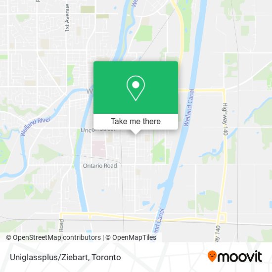 Uniglassplus/Ziebart map