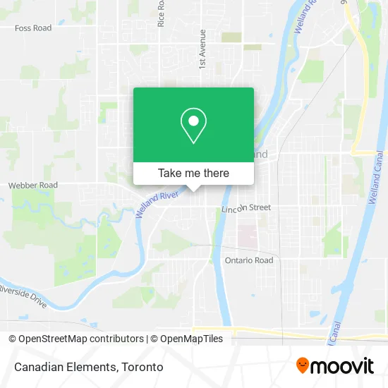Canadian Elements map