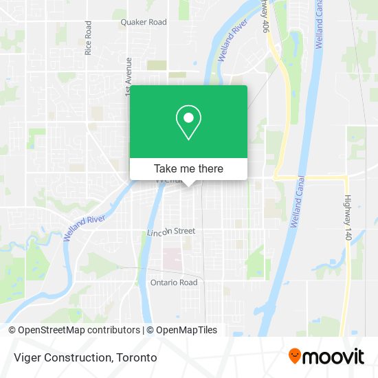 Viger Construction map