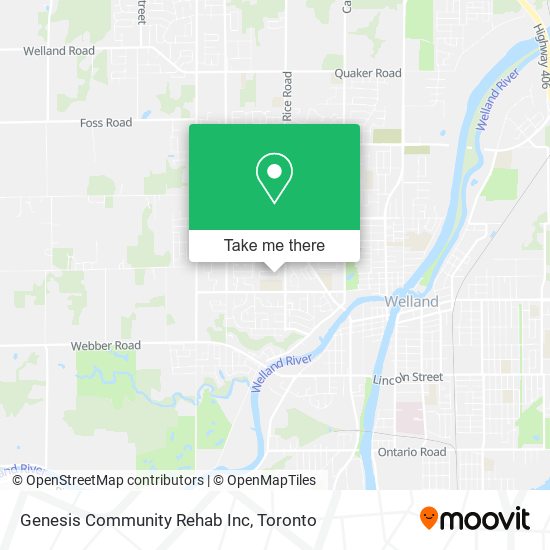 Genesis Community Rehab Inc map