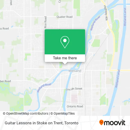Guitar Lessons in Stoke on Trent map