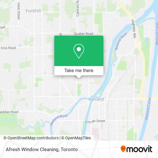 Afresh Window Cleaning map