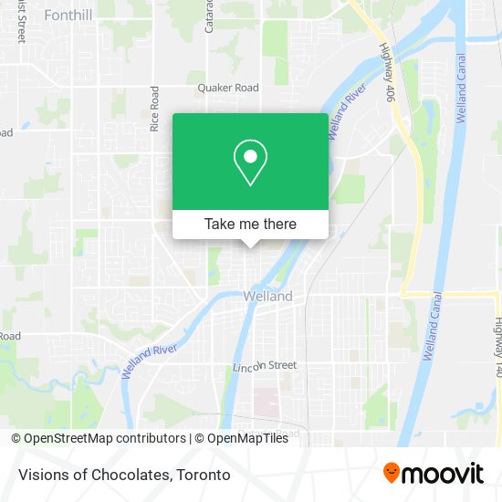 Visions of Chocolates map