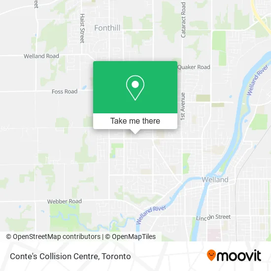 Conte's Collision Centre map