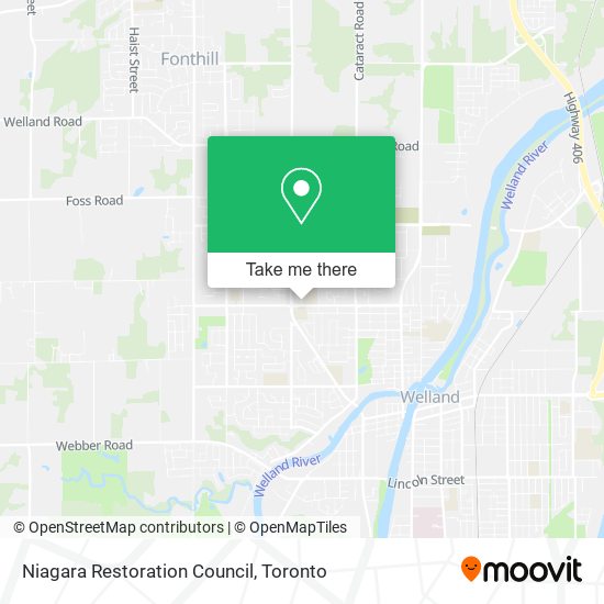 Niagara Restoration Council map