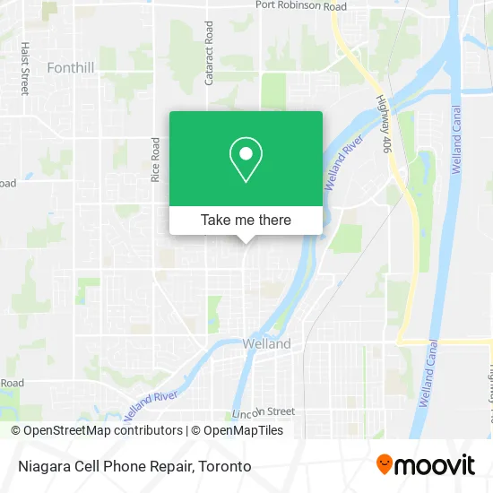 Niagara Cell Phone Repair map