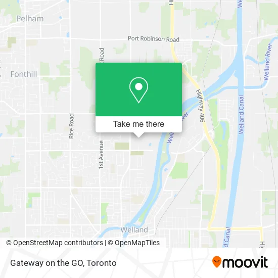 Gateway on the GO map