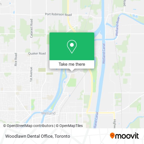 Woodlawn Dental Office map