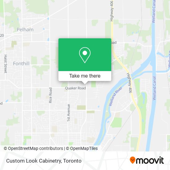 Custom Look Cabinetry map