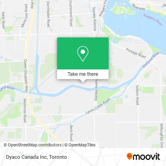 Dyaco Canada Inc map