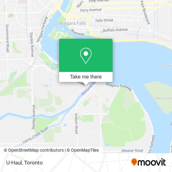 U-Haul map