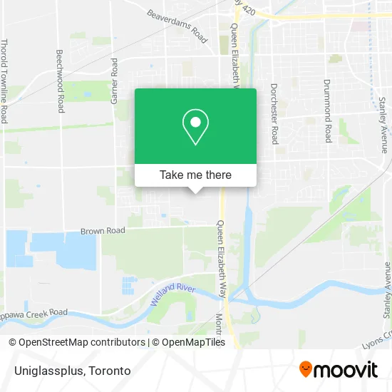 Uniglassplus map