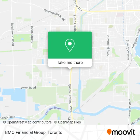 BMO Financial Group map