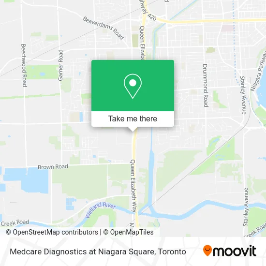 Medcare Diagnostics at Niagara Square map