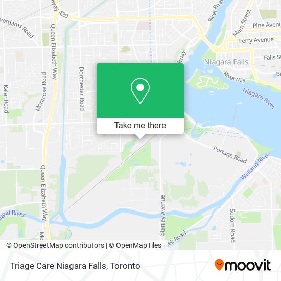 Triage Care Niagara Falls map