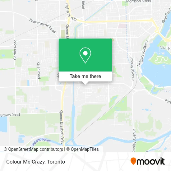 Colour Me Crazy map