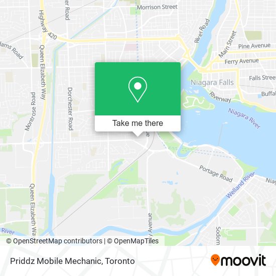 Priddz Mobile Mechanic map